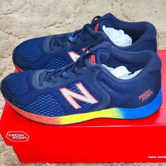 Women's New Balance Rainbow Shoes Size 5 - Picture 1 of 4
